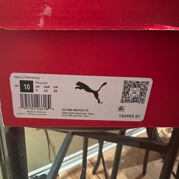 Puma Turf Soccer Shoes, Mens Size 10 - Picture 3 of 3